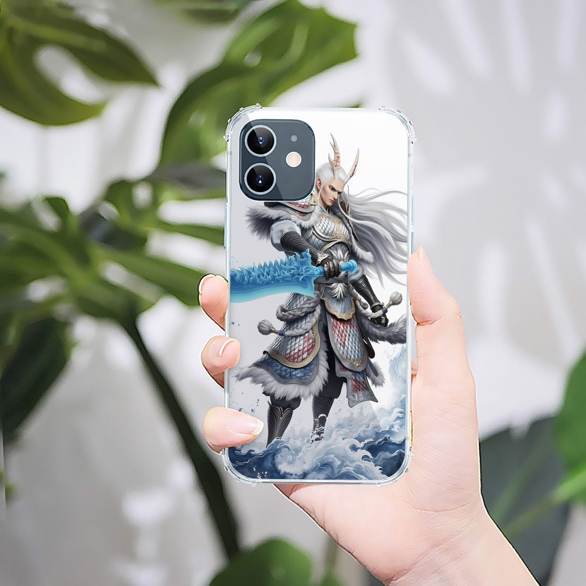 （画像用） Ne Zha 2 ナタ 魔童の大暴れ 【iPhone 12シリーズ対応】透明スマホケース（クリアソフトケース）